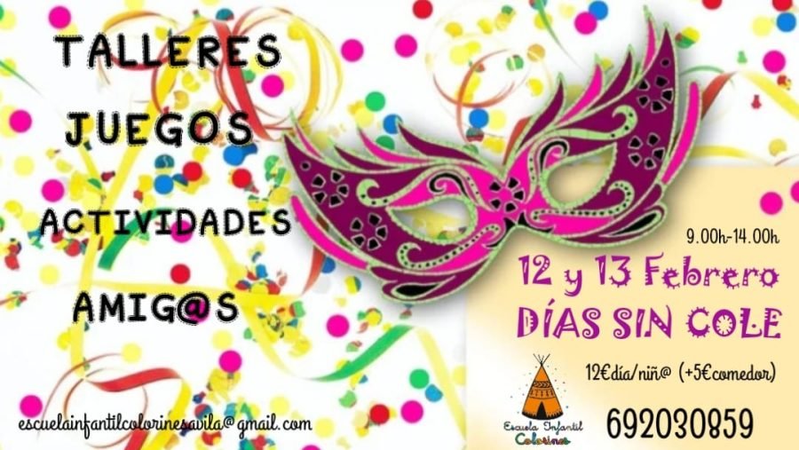 DIAS SIN COLE EN COLORINES CARNAVAL