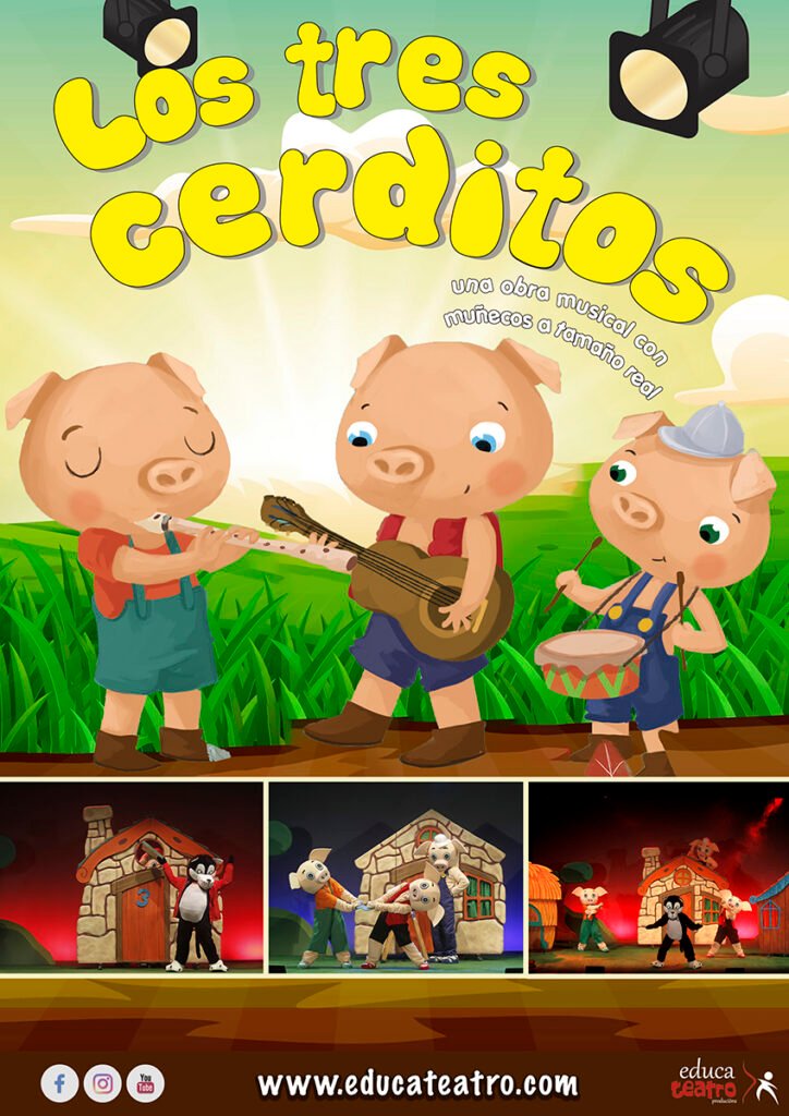 musical los tres cerditos