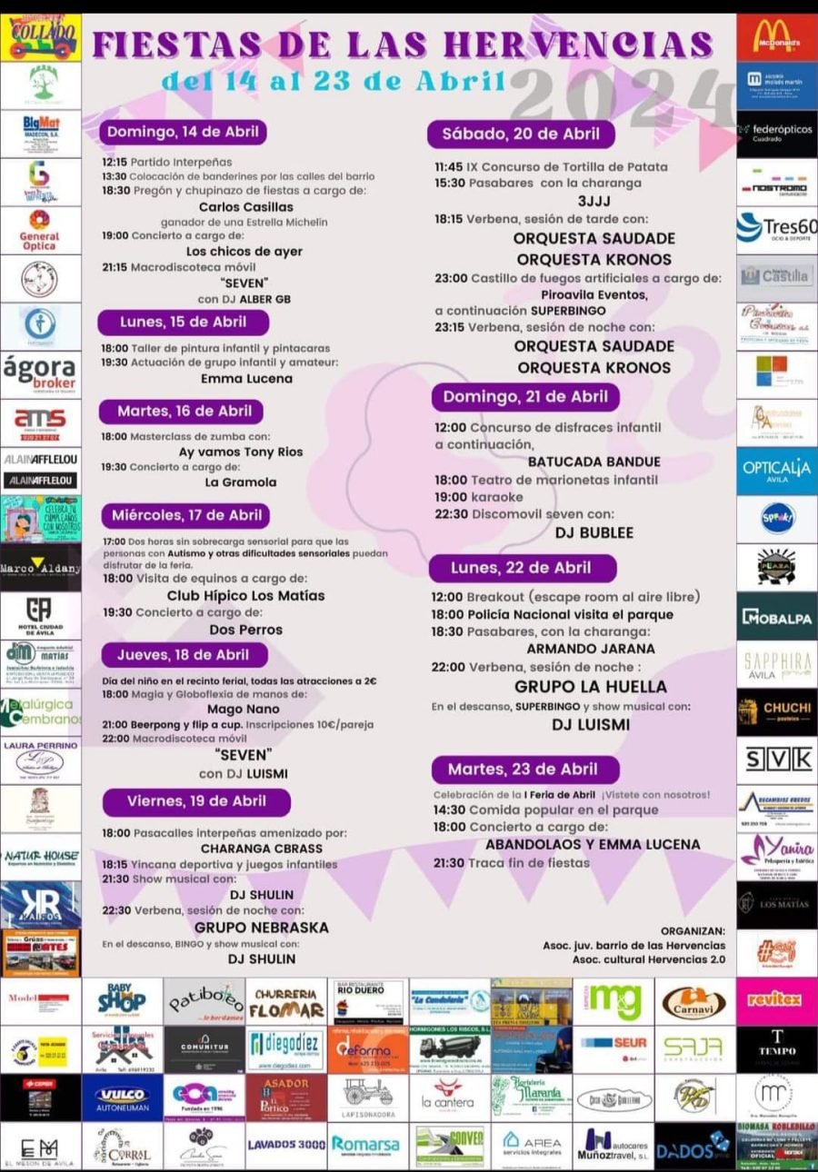 Fiestas de Las Hervencias 2024