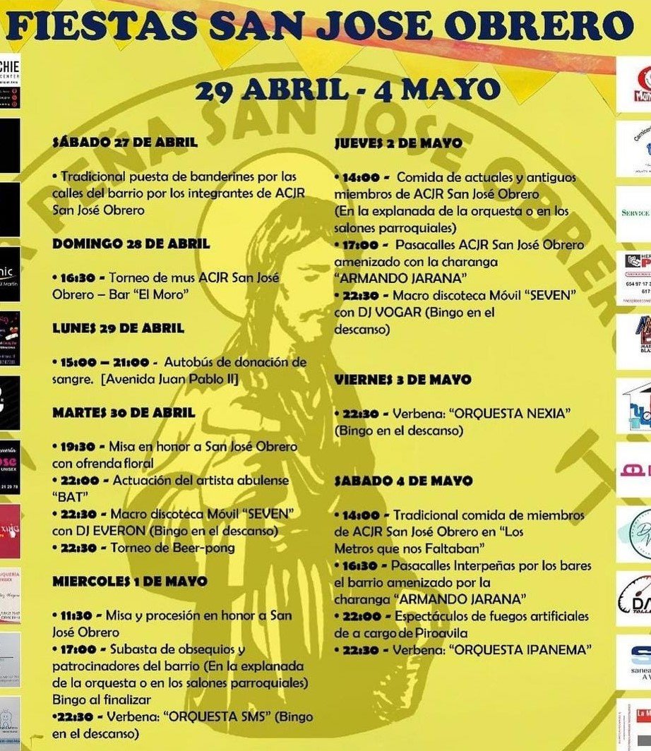 Fiestas de San José Obrero 2024 en Ávila