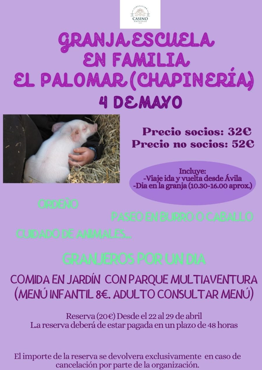 Excursión 'Granjero por un día' con el Casino