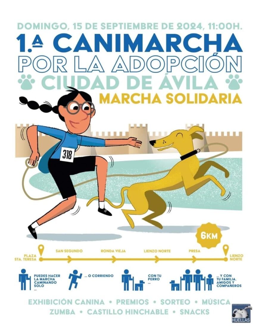 I Canimarcha Solidaria por la Adopción 'Ciudad de Ávila'