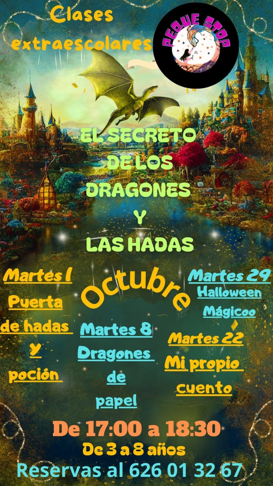 EXTRAESCOLARES DE OCTUBRE EN PEQUE STOP