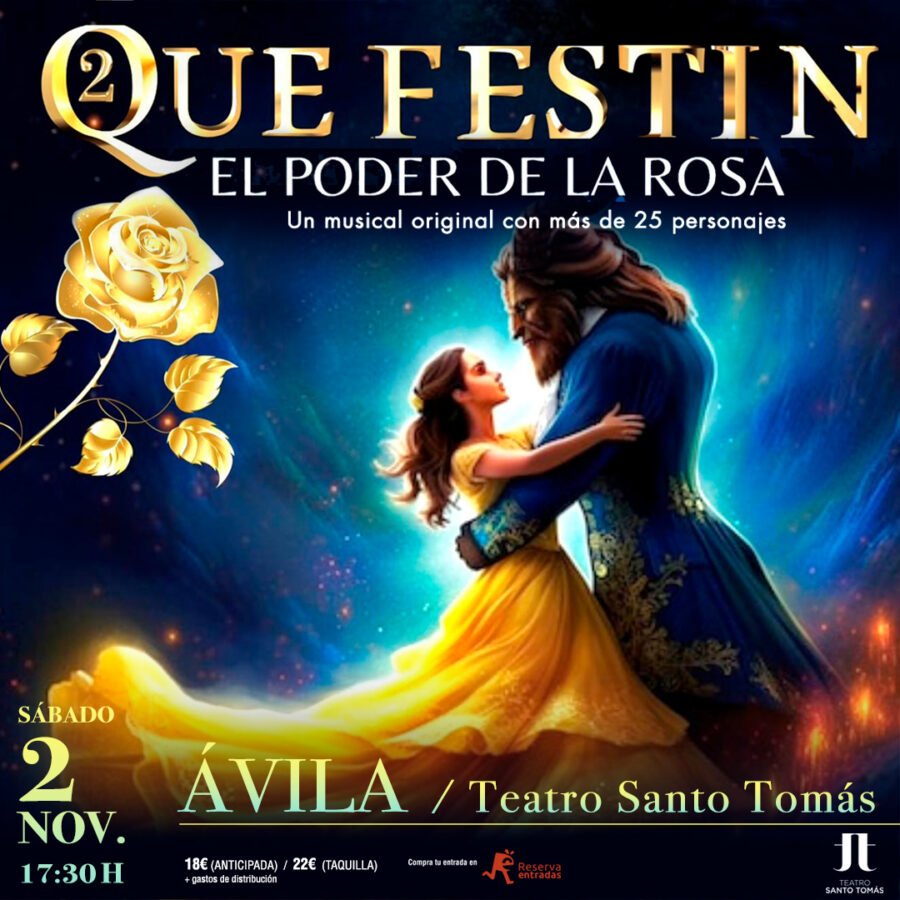 musical qué festín el poder de la rosa