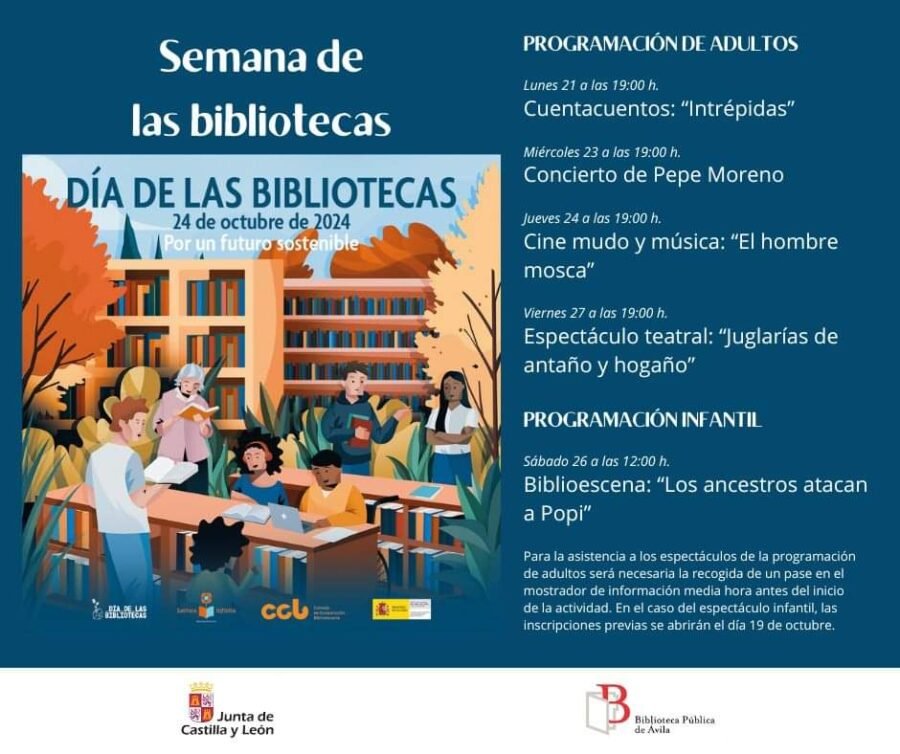 SEMANA DE LAS BIBLIOTECAS 2024 EN ÁVILA