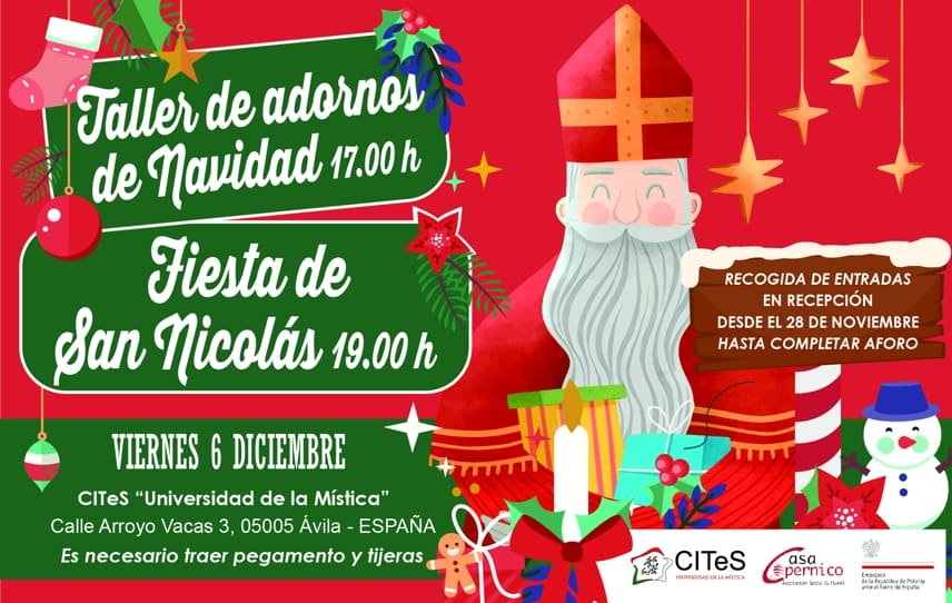 taller adornos y fiesta de san nicolás cites