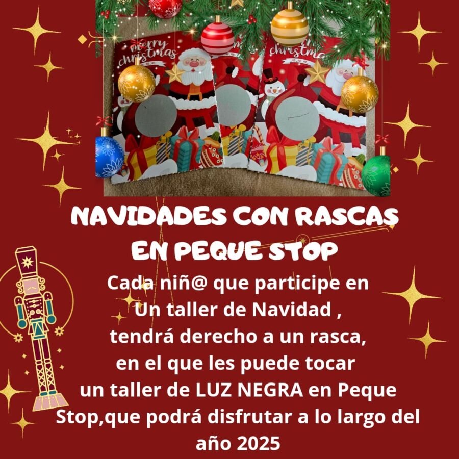 navidad con rasca en Peque Stop