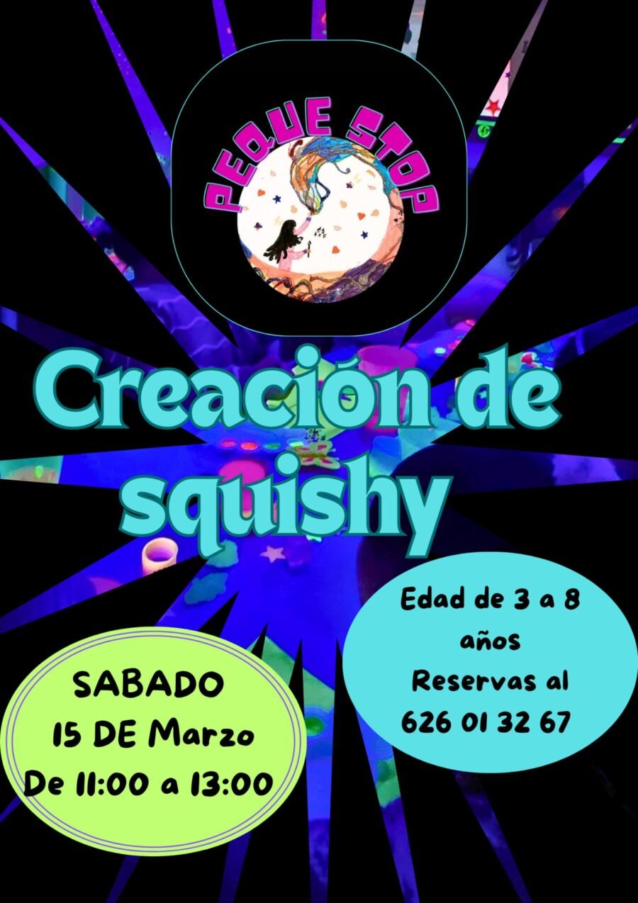 Taller de squishy en Peque Stop