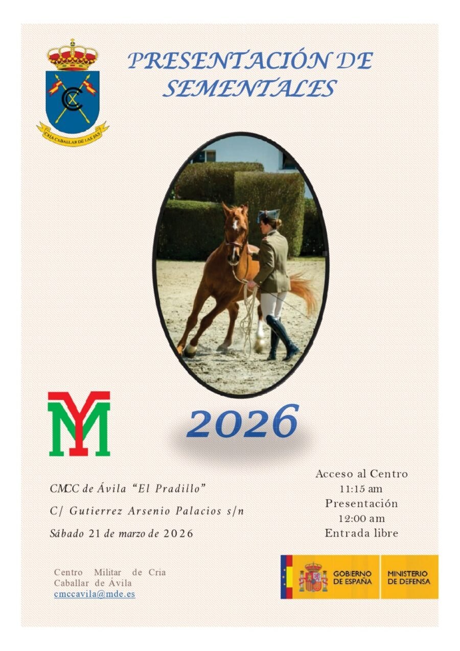 exhibición en el centro de cría caballar