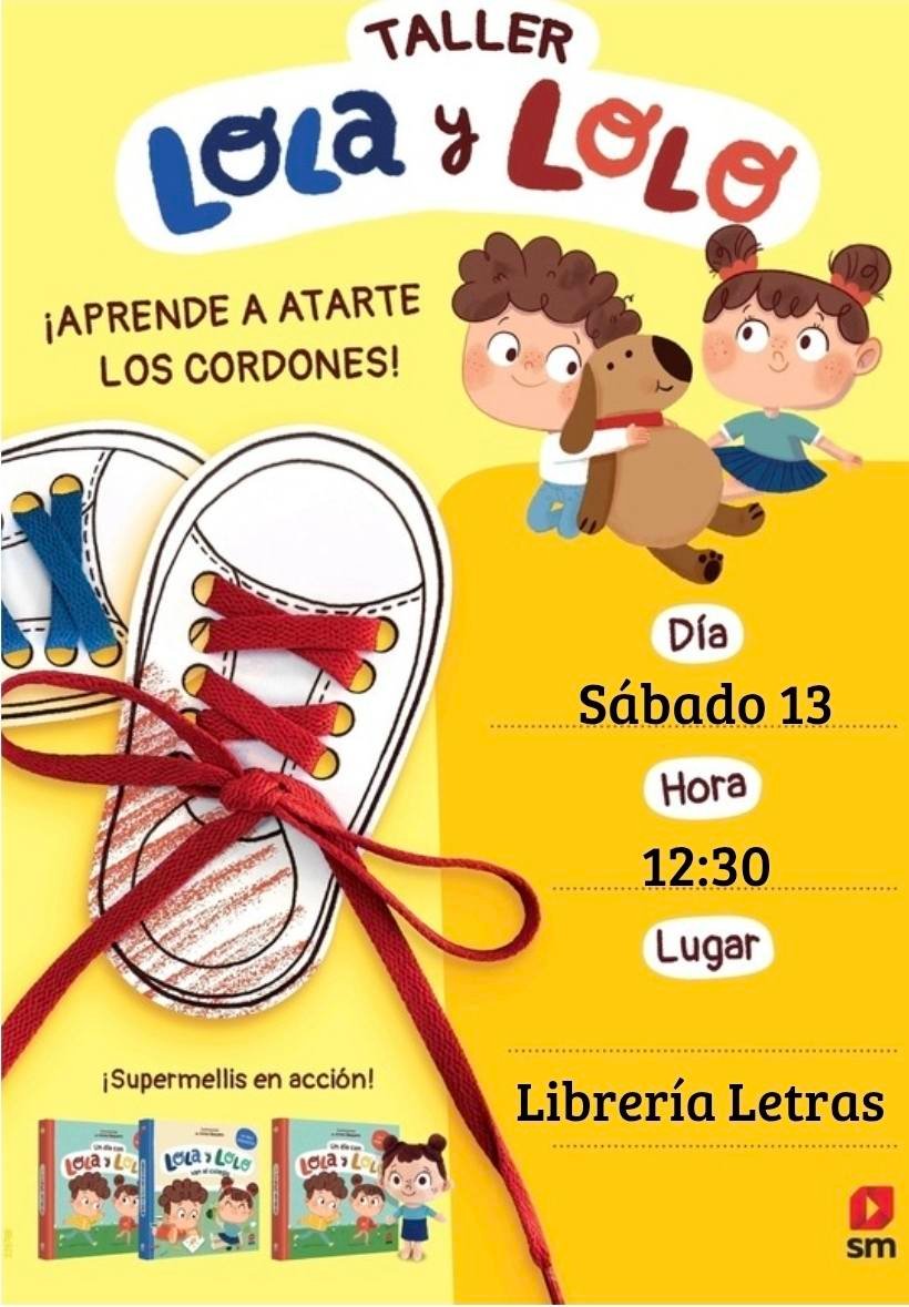 Taller 'Aprende a atarte los cordones'