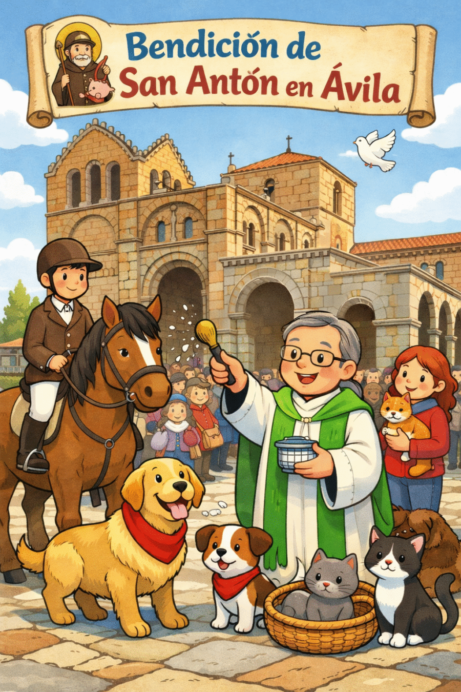 Bendición de San Antón en Ávila