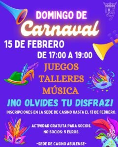 Domingo de Carnaval en Casino Abulense