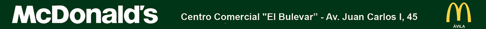 mcdonalds avila