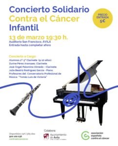 Concierto Solidario contra el cáncer infantil