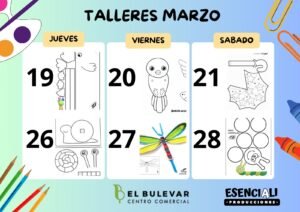 Talleres de marzo en El Bulevar