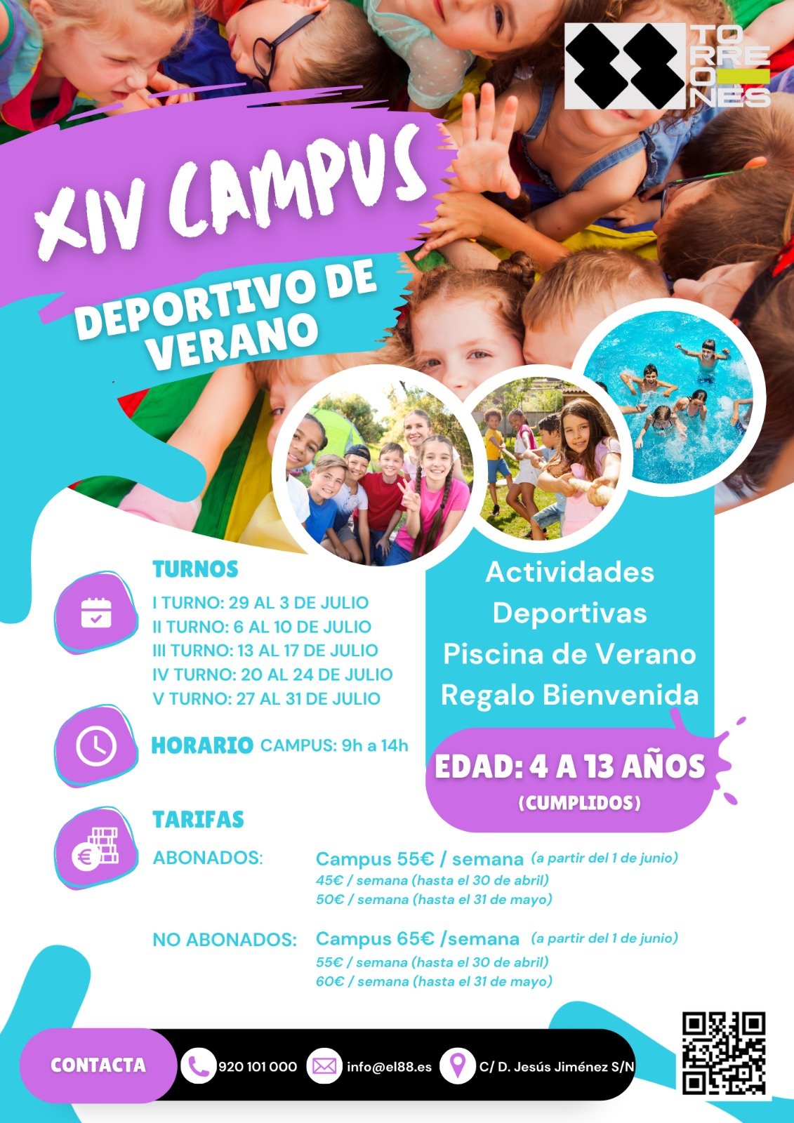 CAMPUES VERANO AVILA 88 TORREONES