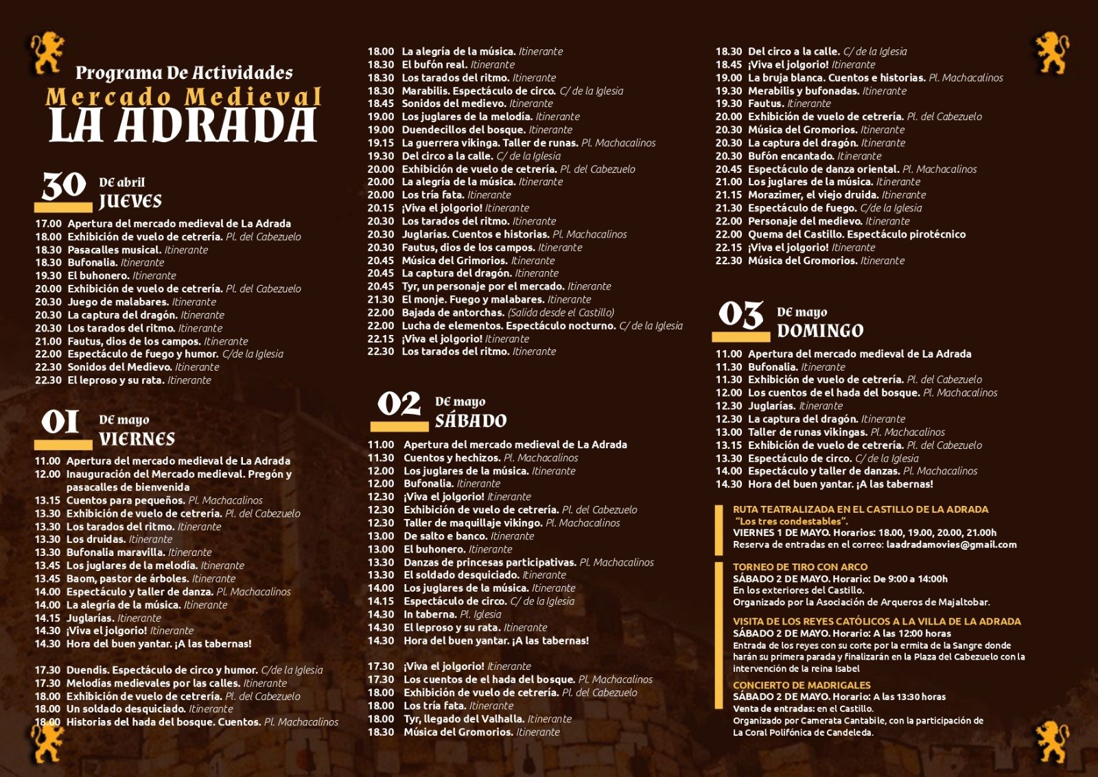 Mercado Medieval de La Adrada 2026