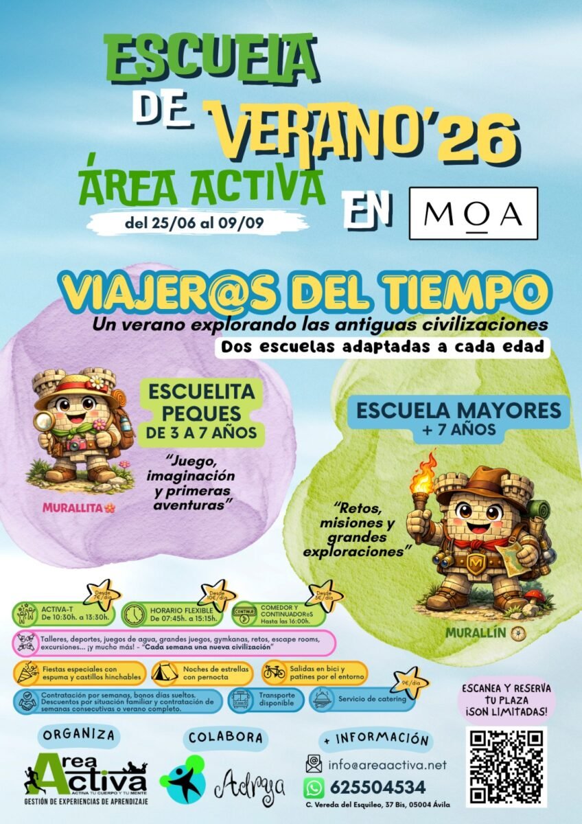 Escuela de Verano Área Activa 2026 en MOA