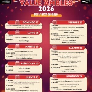 Fiestas del Valle Amblés 2026