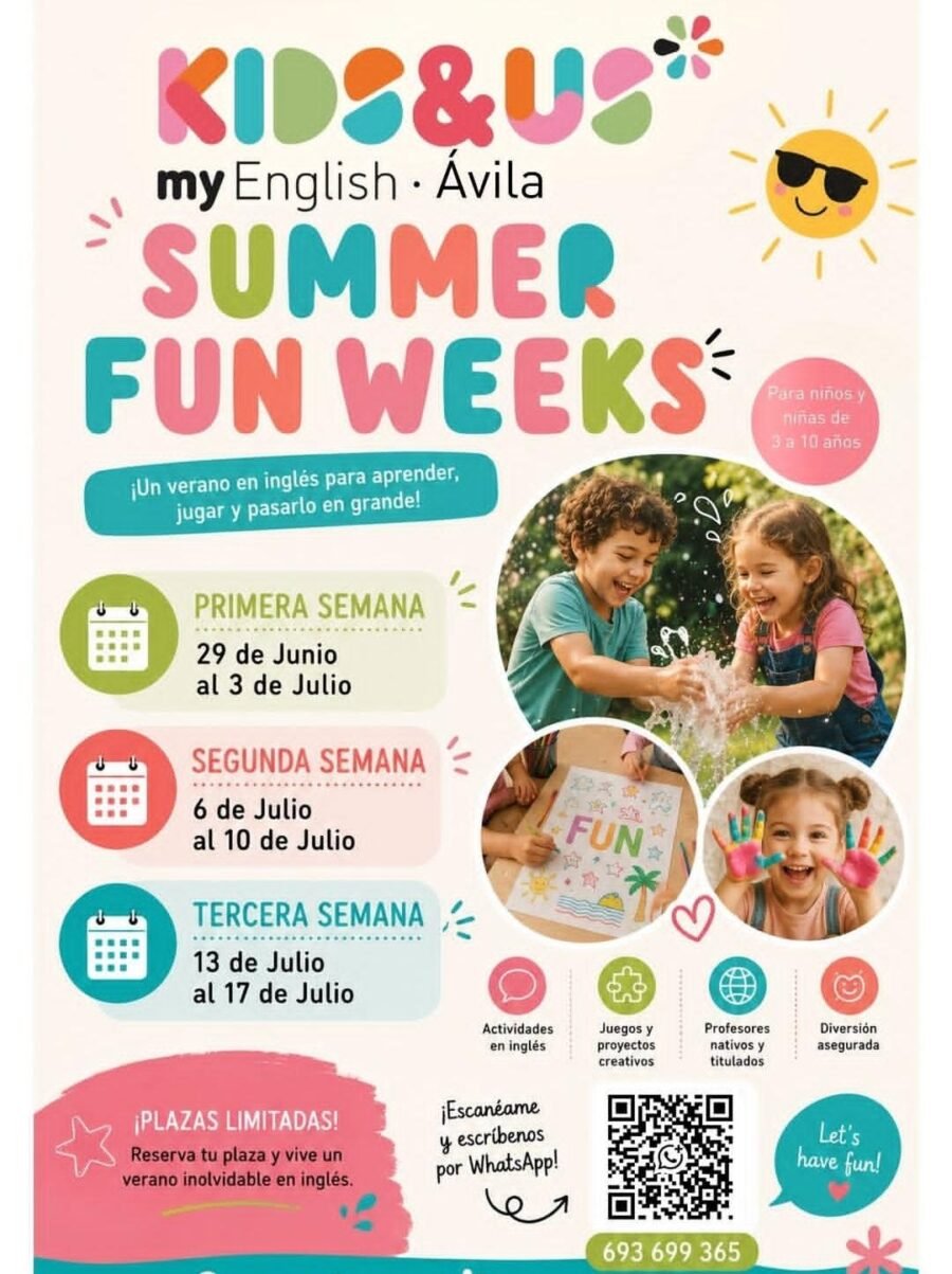 Summer Fun Weeks 2026 en Kids&Us Ávila
