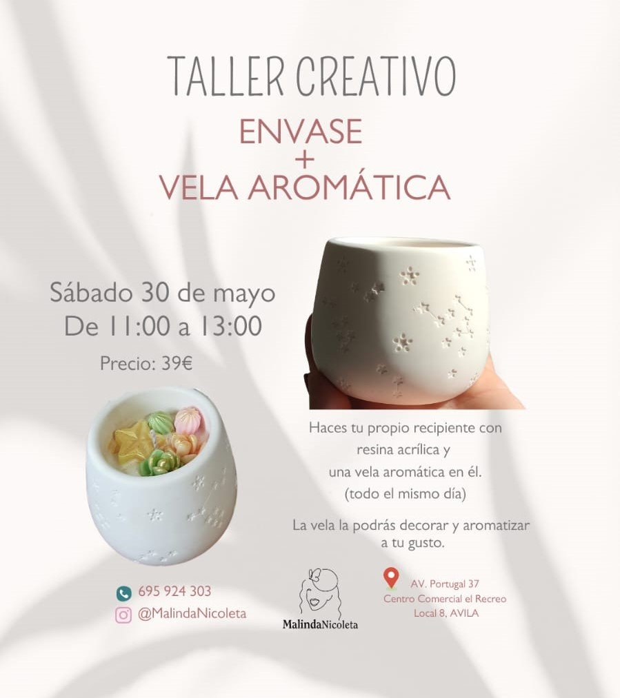Talleres creativos de mayo en Malinda Nicoleta