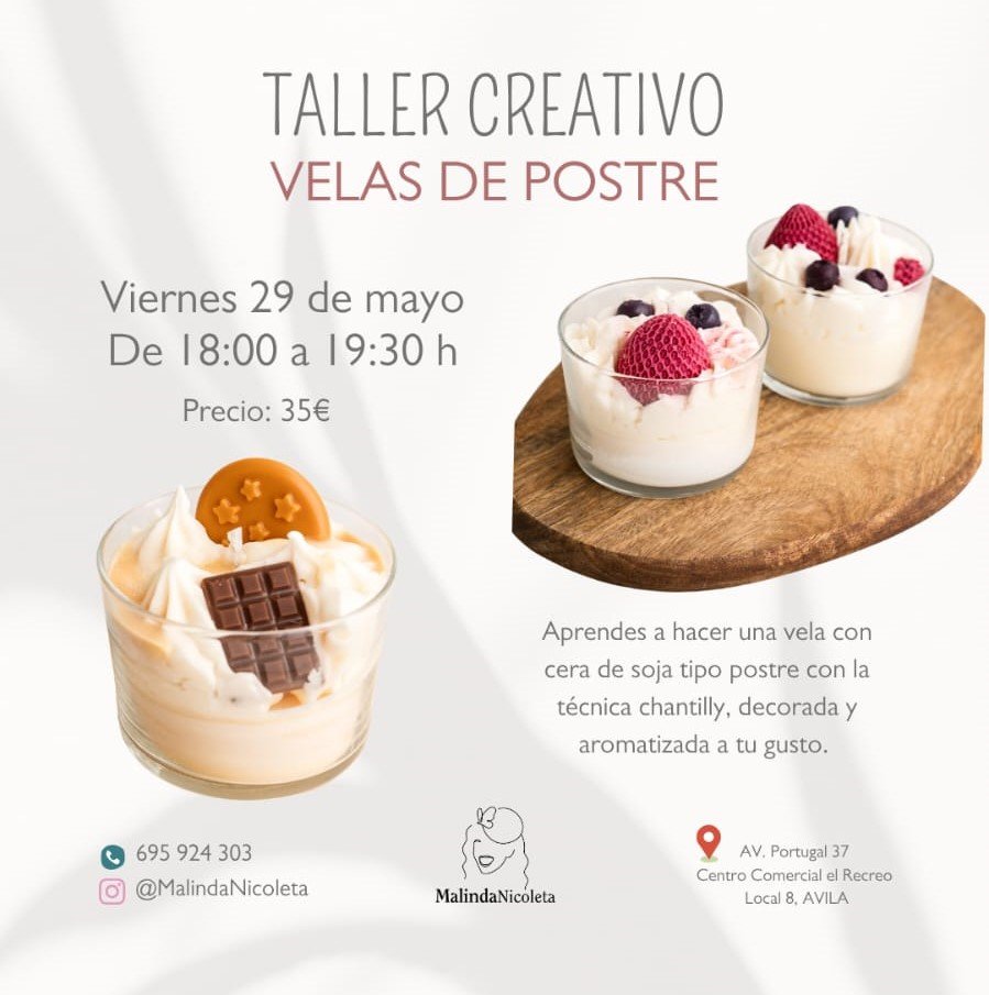 velas postre