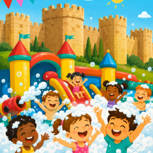 Castillos hinchables y fiesta de la espuma en Avila 2026
