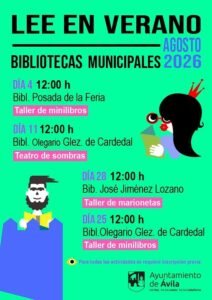 talleres municipales avila verano