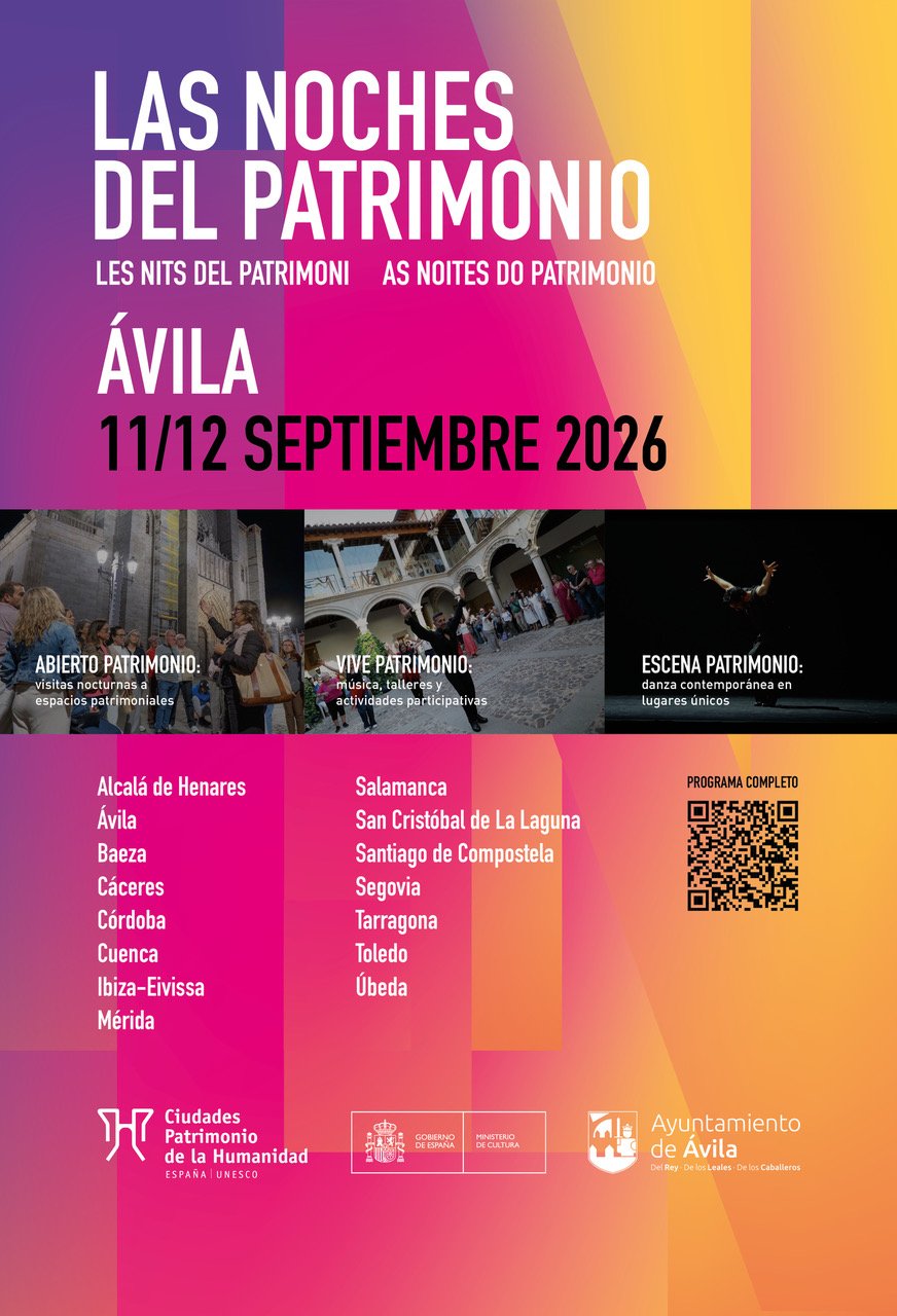 Noche del Patrimonio 2026 en Ávila